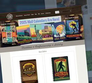 User interface of Anderson Design Group home page
