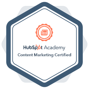 HubSpot Academy Content Marketing Certified