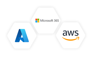 Microsoft Azure, Microsoft 365, AWS