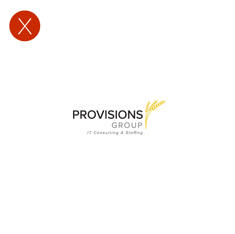 Unreadable Too Small Logo