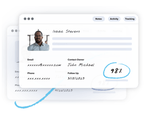 A high level example of a CRM customer profile